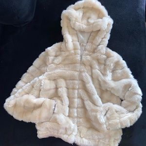 Faux Fur Jacket White